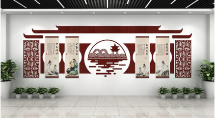 福建形象文化墙图片